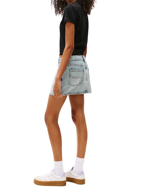 T-shirt nera in cotone Tommy Jeans | DW0DW21390BDS